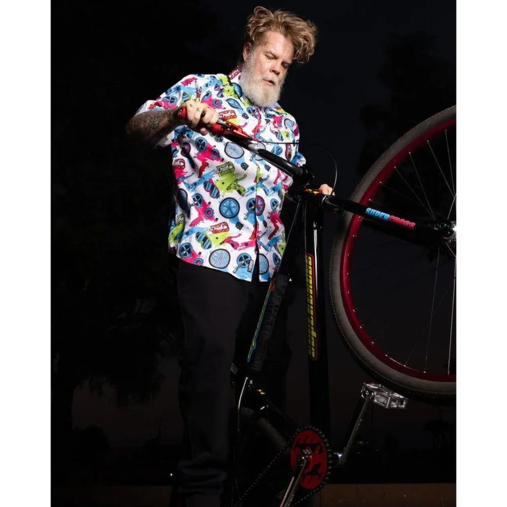 Dixxon Rhythm Section Men Shirt Short Sleeve Bicycle Cycling Button Up XL New - Picture 12 of 13